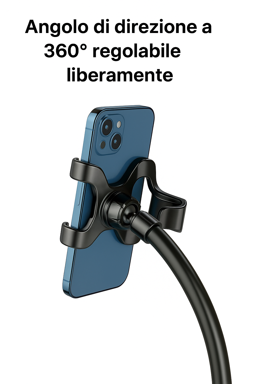 Supporto per Telefono Cellulare con Ruota a 360° regolabile, adatto per uso in camper, ufficio, casa.