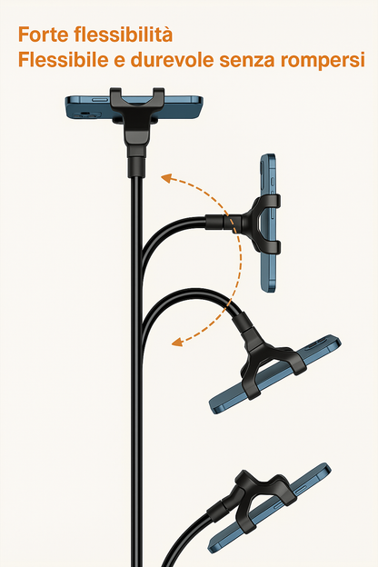 Supporto per Telefono Cellulare con Ruota a 360° regolabile, adatto per uso in camper, ufficio, casa.