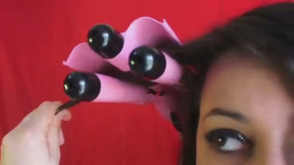 Piastra a Tre Tubi, Pinze per Ricci Ondulati, Regolazione Temperatura in Due Fasi 22mm, Strumento di Stilizzazione Onde